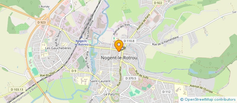 localisation de l'entreprise MADAME VALERIE LAURENT à NOGENT-LE-ROTROU
