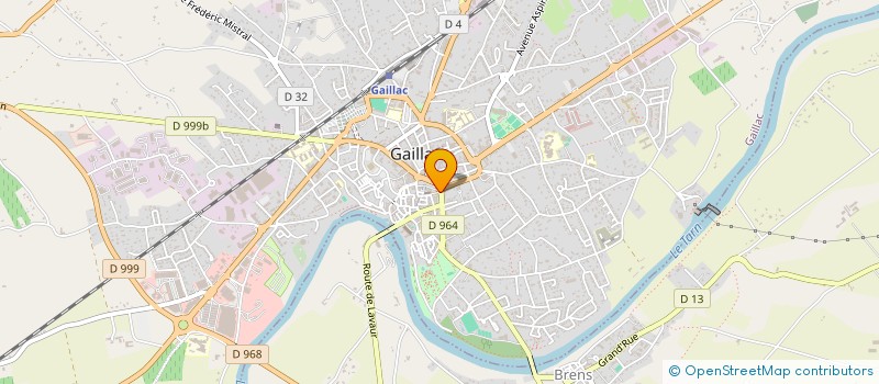 localisation de l'entreprise MADAME VALERIE LAUZERAL  GAILLAC