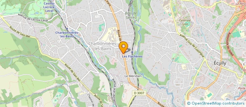 localisation de l'entreprise MADAME VALERIE LAVAL  CHARBONNIERES-LES-BAINS