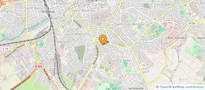 localisation de l'entreprise MADAME VALERIE LAVALETTE  PERPIGNAN