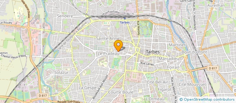 localisation de l'entreprise MADAME VALERIE LAVIELLE à TARBES