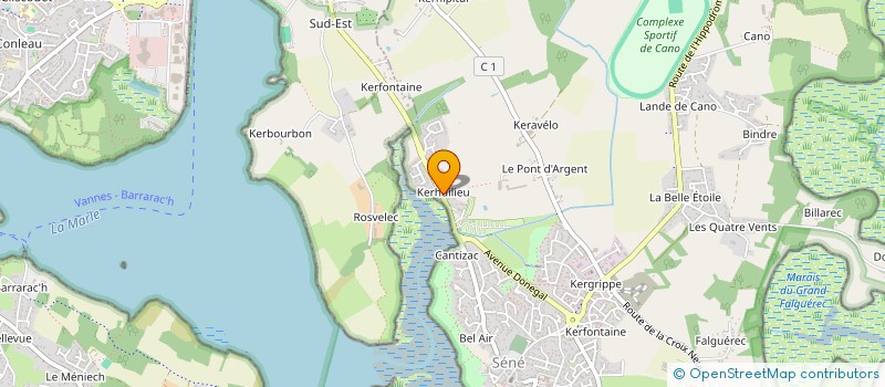 localisation de l'entreprise MADAME VALERIE LE BRETON à SENE