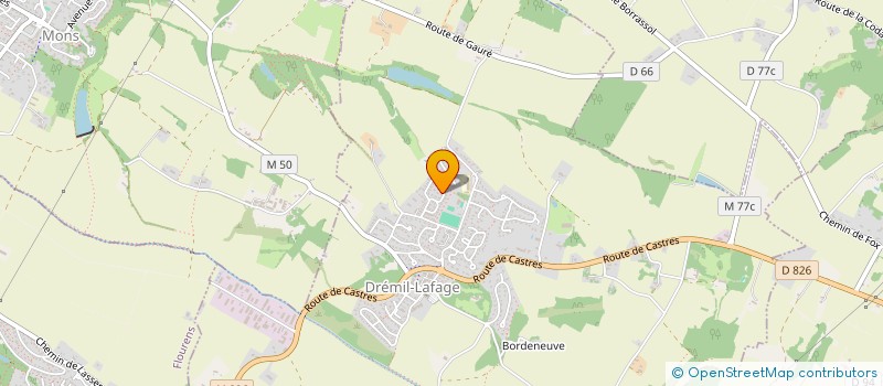 localisation de l'entreprise MADAME VALERIE LE BRUN  DREMIL-LAFAGE