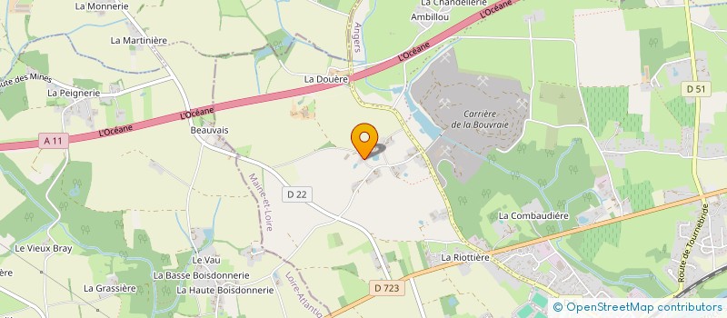 localisation de l'entreprise MADAME VALERIE LE CLERC  INGRANDES-LE-FRESNE-SUR-LOIRE