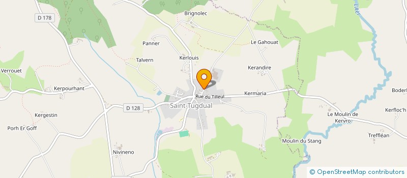 localisation de l'entreprise MADAME VALERIE LE CORRE  SAINT-TUGDUAL