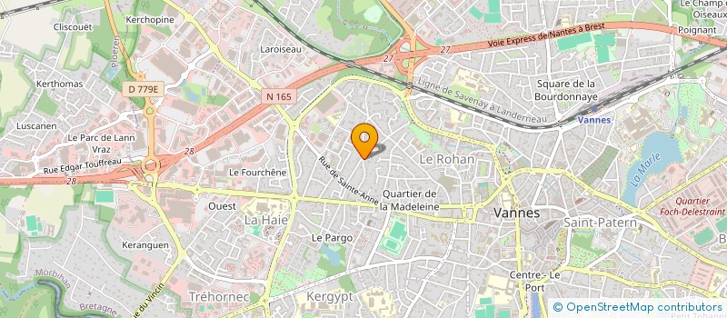 localisation de l'entreprise MADAME VALERIE LE DORIDOUR à VANNES