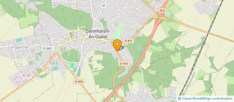 localisation de l'entreprise MADAME VALERIE LE FAUCHEUR  DAMMARTIN-EN-GOELE