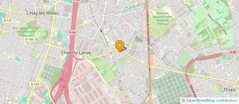 localisation de l'entreprise MADAME VALERIE LE FRINGER  CHEVILLY-LARUE