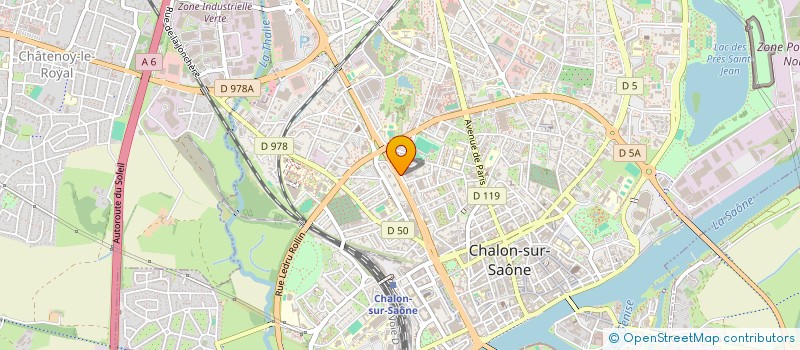 localisation de l'entreprise MADAME VALERIE LE GARREC  CHALON-SUR-SAONE