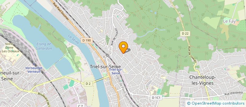 localisation de l'entreprise MADAME VALERIE LE GRAND  TRIEL-SUR-SEINE