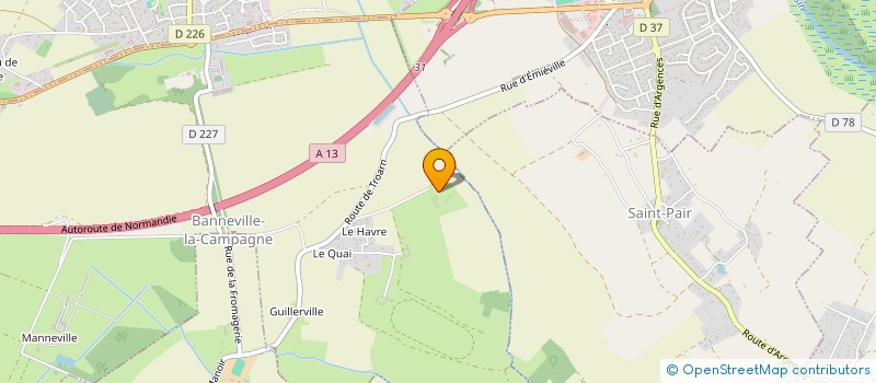 localisation de l'entreprise MADAME VALERIE LE MASLE  TROARN