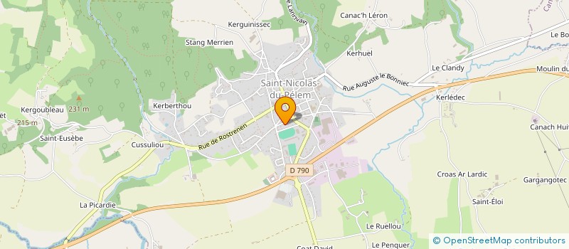 localisation de l'entreprise MADAME VALERIE LE NEINDRE à SAINT-NICOLAS-DU-PELEM