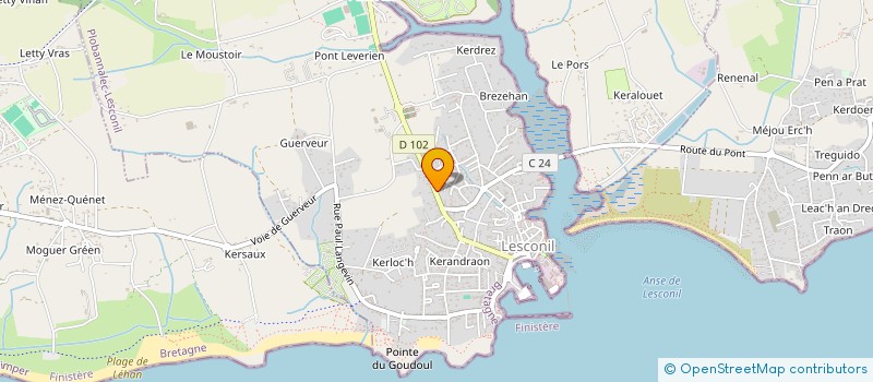 localisation de l'entreprise MADAME VALERIE LE SAUX  PLOBANNALEC-LESCONIL