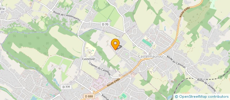 localisation de l'entreprise MADAME VALERIE LE SUAVE  SAINT-GENIES-BELLEVUE