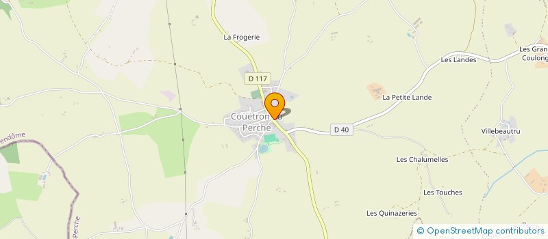 localisation de l'entreprise MADAME VALERIE LE TESSIER  COUETRON-AU-PERCHE