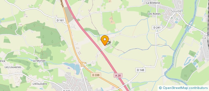 localisation de l'entreprise MADAME VALERIE LEBATTEUX  LA BAZOGE