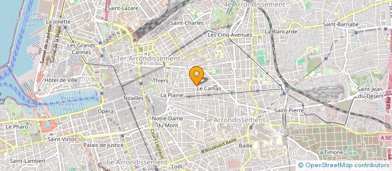 localisation de l'entreprise MADAME VALERIE LEBLANC à MARSEILLE