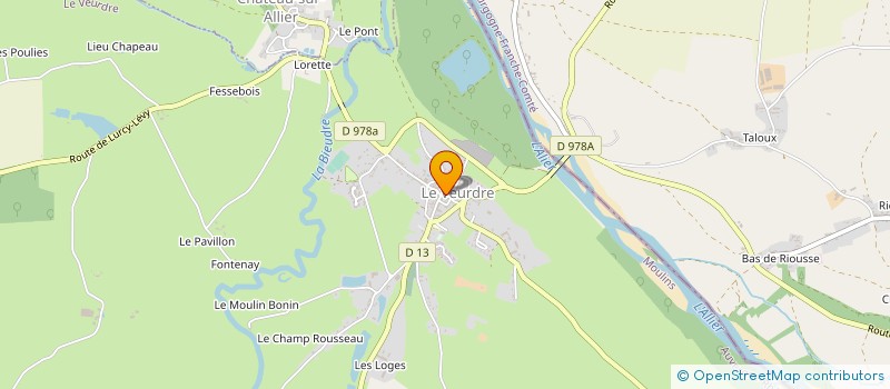 localisation de l'entreprise MADAME VALERIE LEBLANC  LE VEURDRE