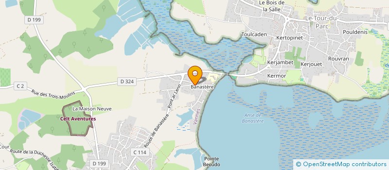 localisation de l'entreprise MADAME VALERIE LEBON  SARZEAU