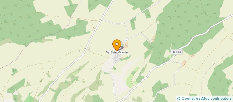 localisation de l'entreprise MADAME VALERIE LEBRUN à COSSAYE