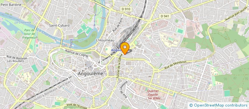 localisation de l'entreprise MADAME VALERIE LEBRUN à ANGOULEME