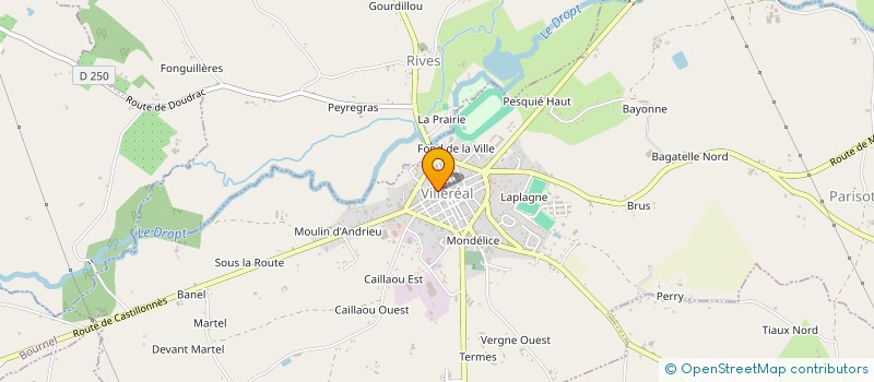 localisation de l'entreprise MADAME VALERIE LECABLE à VILLEREAL