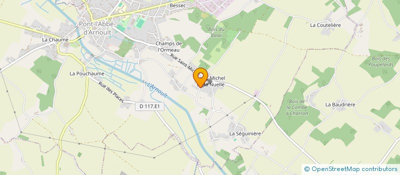 localisation de l'entreprise MADAME VALERIE LECALME-ROUBY  PONT-L'ABBE-D'ARNOULT