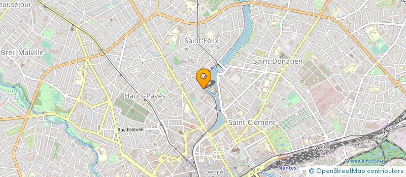 localisation de l'entreprise MADAME VALERIE LECAT à NANTES