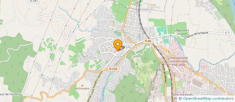 localisation de l'entreprise MADAME VALERIE LECOINTRE  SAINT-PERAY