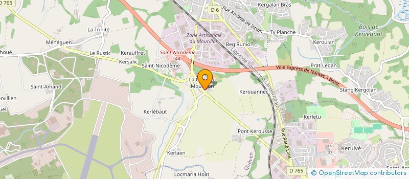 localisation de l'entreprise MADAME VALERIE LECOQ  QUEVEN