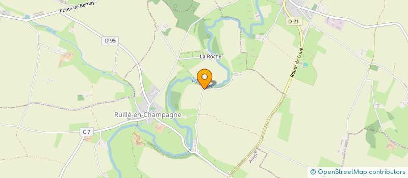 localisation de l'entreprise MADAME VALERIE LECRENAY  RUILLE EN CHAMPAGNE