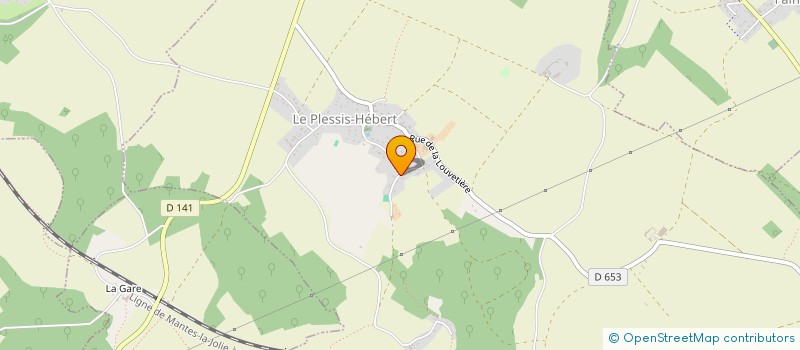 localisation de l'entreprise MADAME VALERIE LECUYER  LE PLESSIS-HEBERT