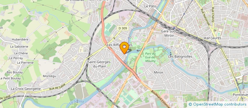 localisation de l'entreprise MADAME VALERIE LEDRU à LE MANS