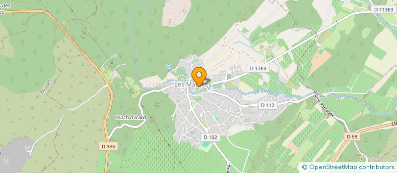 localisation de l'entreprise MADAME VALERIE LEFEBVRE  LES MATELLES