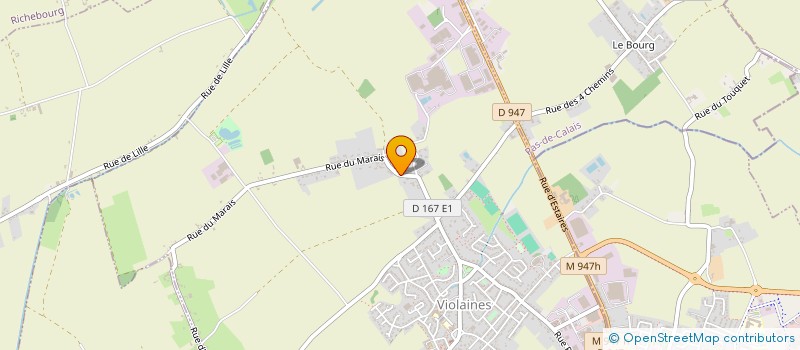 localisation de l'entreprise MADAME VALERIE LEFEBVRE  VIOLAINES