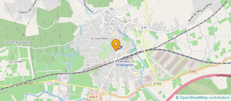 localisation de l'entreprise MADAME VALERIE LEFEBVRE à LES ARCS