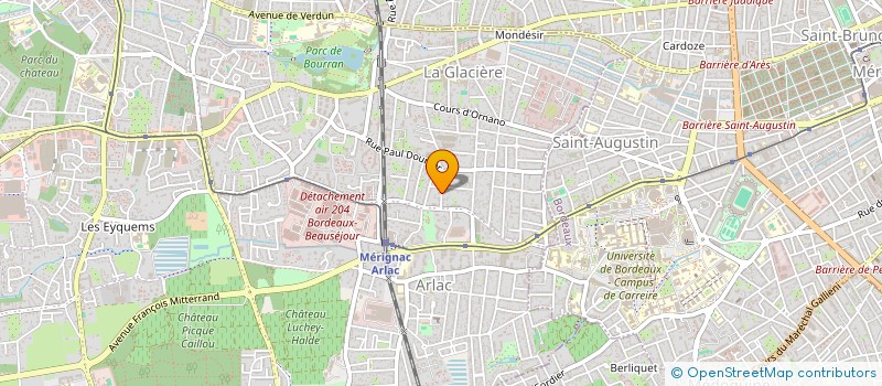 localisation de l'entreprise MADAME VALERIE LEFEVRE  MERIGNAC