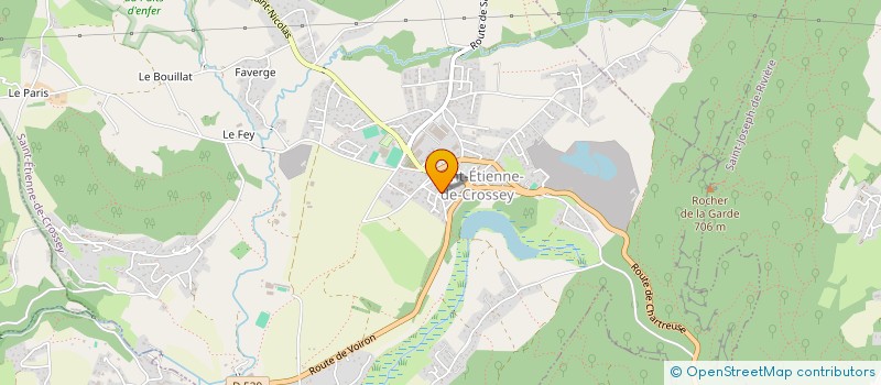 localisation de l'entreprise MADAME VALERIE LEFEVRE  SAINT-ETIENNE-DE-CROSSEY