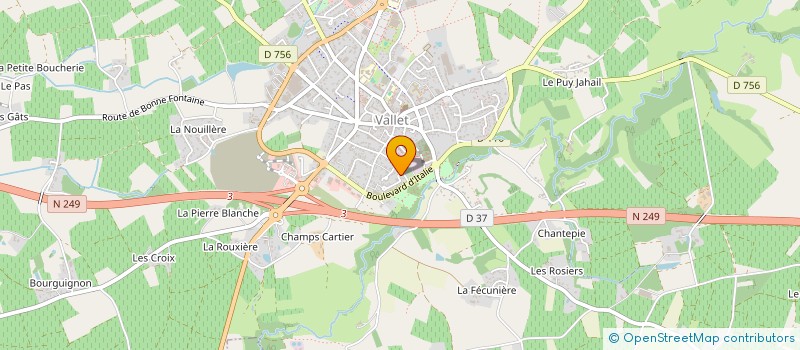localisation de l'entreprise MADAME VALERIE LEFORT à LE PALLET