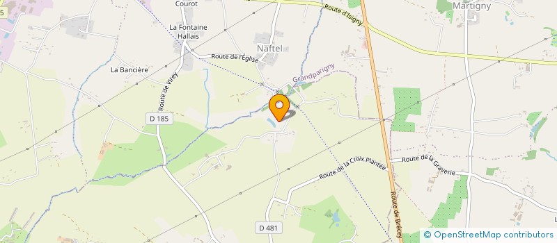 localisation de l'entreprise MADAME VALERIE LEFRANCOIS  SAINT-HILAIRE-DU-HARCOUET