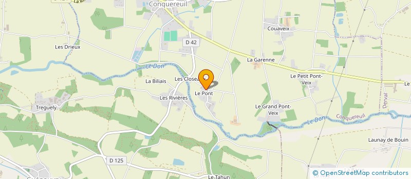 localisation de l'entreprise MADAME VALERIE LEGORGEU  CONQUEREUIL