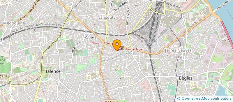 localisation de l'entreprise MADAME VALERIE LEGRAND à BORDEAUX