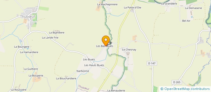 localisation de l'entreprise MADAME VALERIE LEGRAND  THUBUF