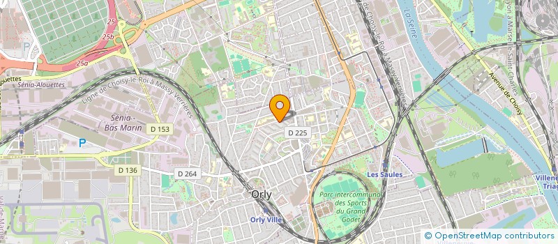 localisation de l'entreprise MADAME VALERIE LEGRAND  ORLY