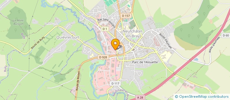 localisation de l'entreprise MADAME VALERIE LEGROS  NEUFCHATEL-EN-BRAY