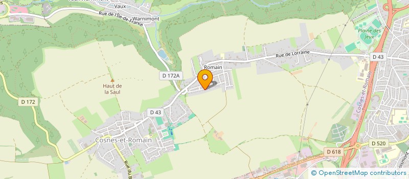 localisation de l'entreprise MADAME VALERIE LEIDI  COSNES-ET-ROMAIN