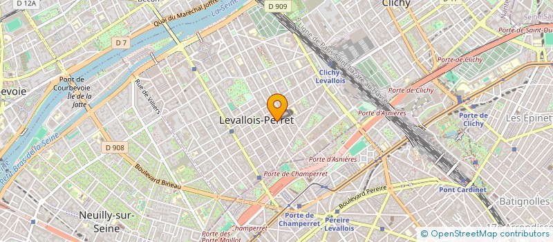 localisation de l'entreprise MADAME VALERIE LEKOUBY à LEVALLOIS-PERRET