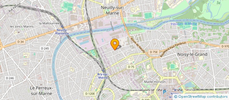localisation de l'entreprise MADAME VALERIE LELLOUCHE  NOISY-LE-GRAND