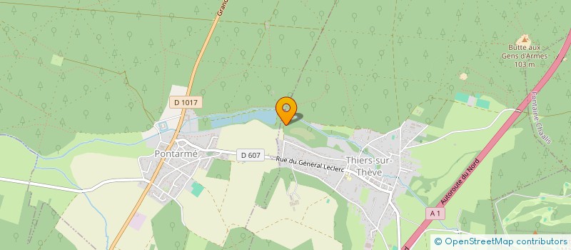 localisation de l'entreprise MADAME VALERIE LELONG  THIERS-SUR-THEVE