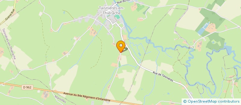 localisation de l'entreprise MADAME VALERIE LEMAIRE  LANDRECIES